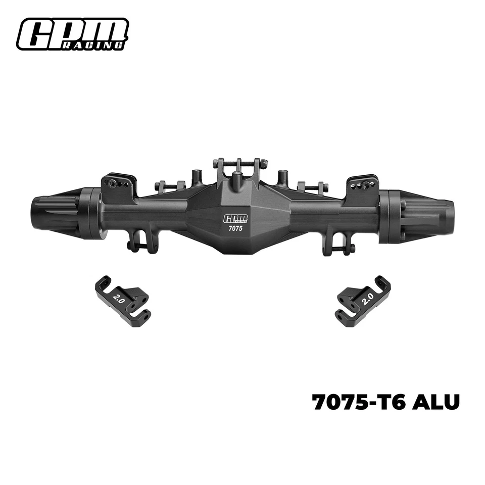 GPM 7075 Alloy Quick Release Rear Axle Housing Set LOSI 1/8 LMT 1.0/2.0 LOS-1805 - Image 3 of 4