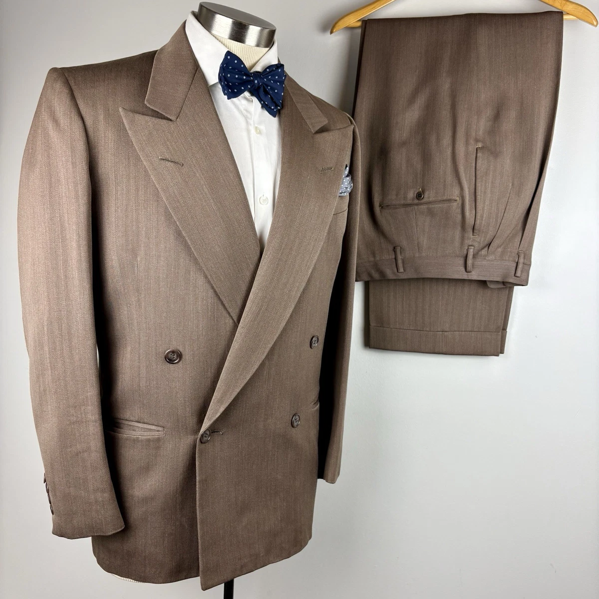 25+ Men's Vintage Double Breasted Suit Jackets & Blazers for sale