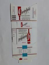 confezione rigida sigaretta vuota aperta--84 mm-Spagna-Chesterfield