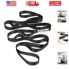Stretching Strap Yoga Strap Physical Therapy for Home Workout, Exercise, Pila...