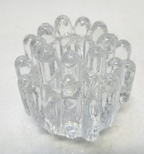 VINTAGE KOSTA BODA POLAR GORAN WARFF SWEDEN MID CENTURY CANDLE HOLDER