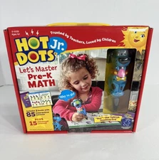 Educational Insights Hot Dots Jr. Let's Master Pre-K Math Set With 100 Lessons