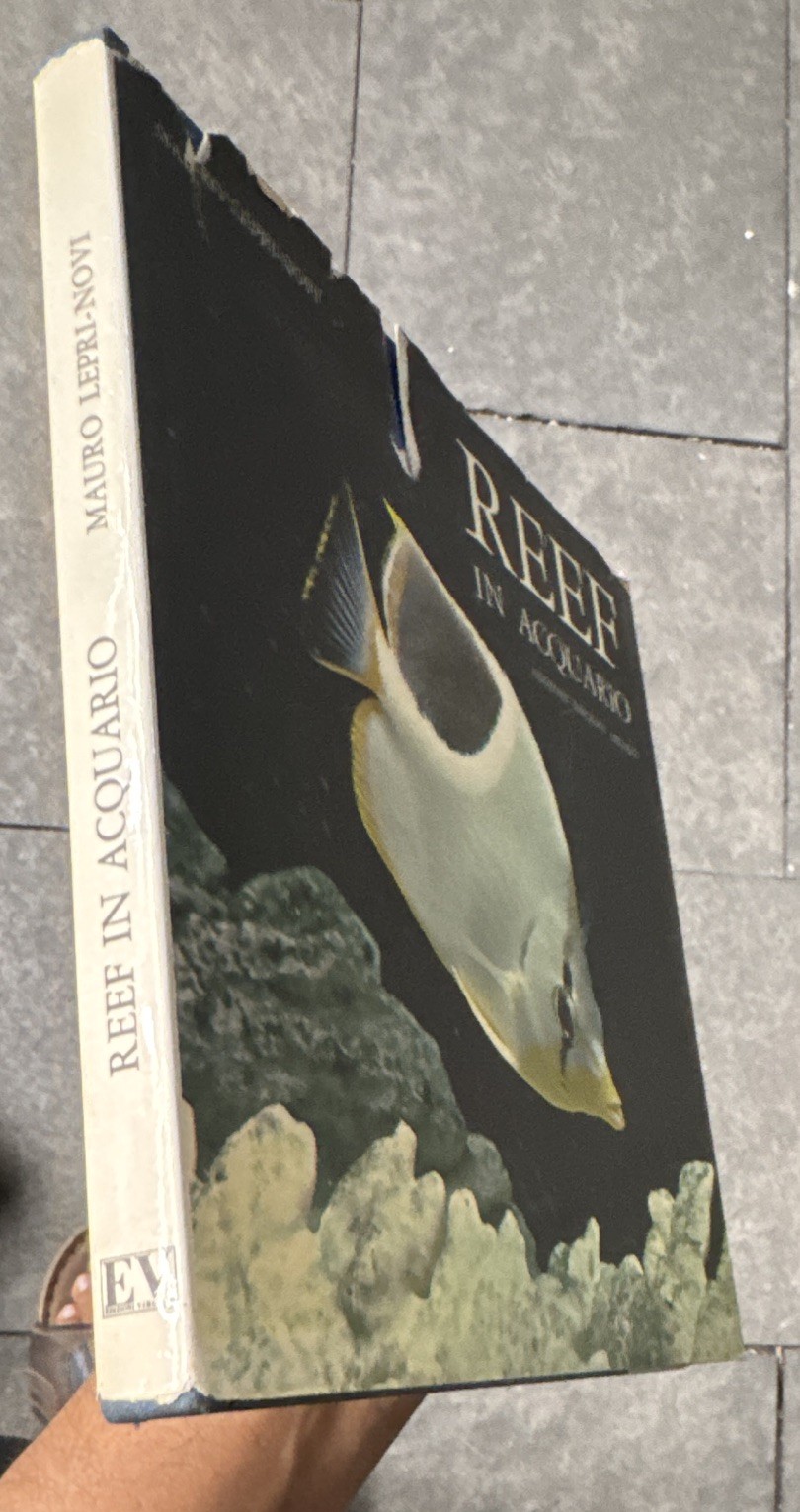 Edizioni Virgilio Reef in acquario Mauro Lepri-Novi copertina rigida IT foto 2