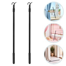 2 Pezzi Aste per Tende per Finestre Camera da Letto Tende Controllo Cieco Prolunga