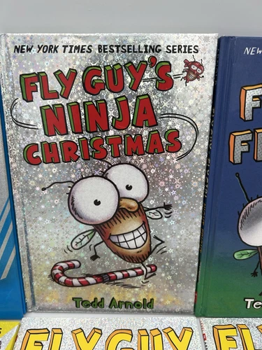 Set of 7 Fly Guy Hardcover Children's Books By Tedd Arnold Great Condition - Picture 7 of 8