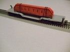 Lionel 6418 Vintage O Ga. 16 Wheel-Cast Machinery Car with Pinkish Color Girders — photo 3