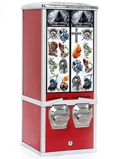 GV25 FLAT PACK Tattoo Vending Machine ( TOKEN ) Vending Machine + 100 TOKENS INC