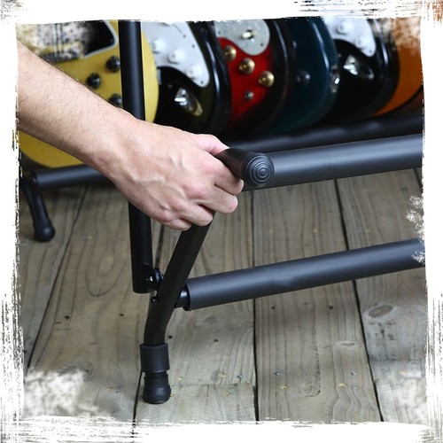 GRIFFIN 7 Guitar Rack Stand Storage - Multiple Support Floor Bass Holder Mount - Picture 11 of 13