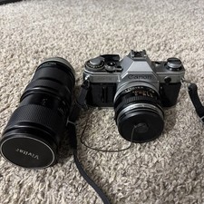 Canon AE-1 35mm Camera with Lense And Extra Vivitar Lense