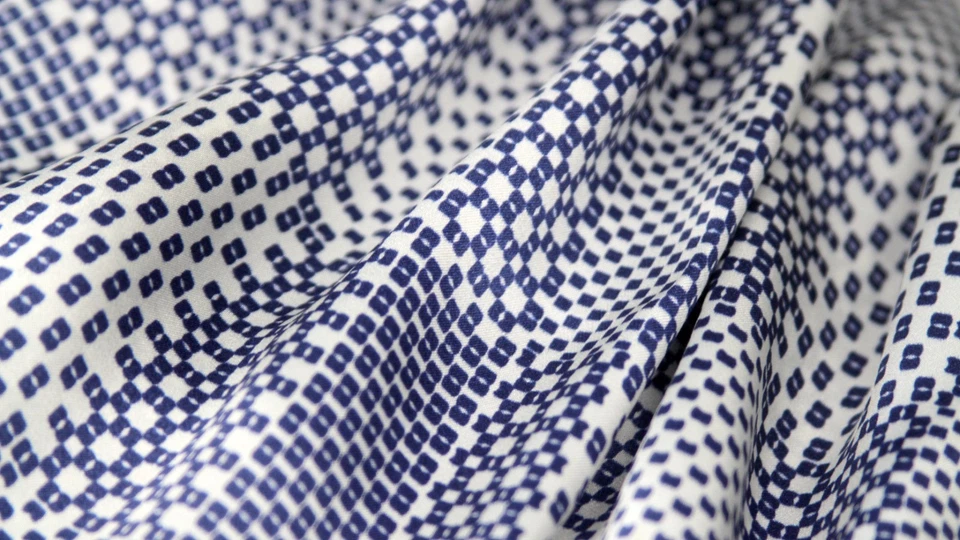 Bloque de adornos azul de lujo para hombre Camellucci 100 % seda Ascot Cravat Foto 4 de 4