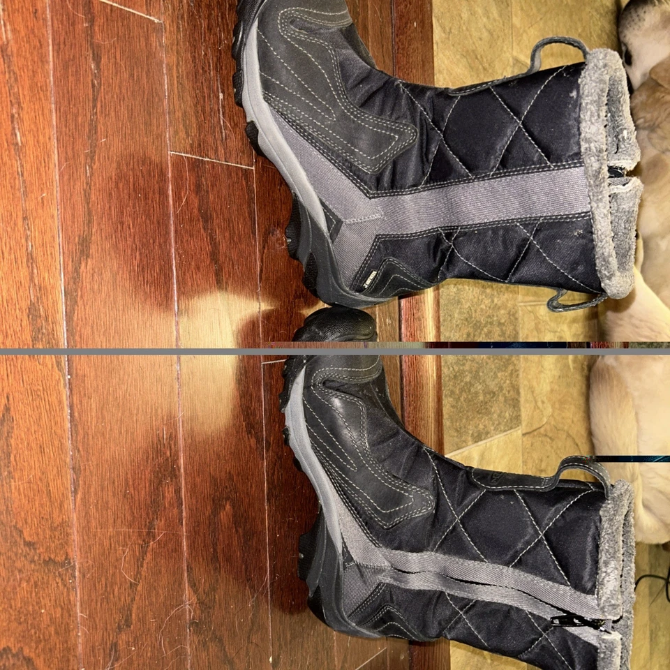 KEEN Betty Women Sz 5.5 Winter 200g Insulated Dry WP Zip Boot Boots Black Gray - Image 2 of 4