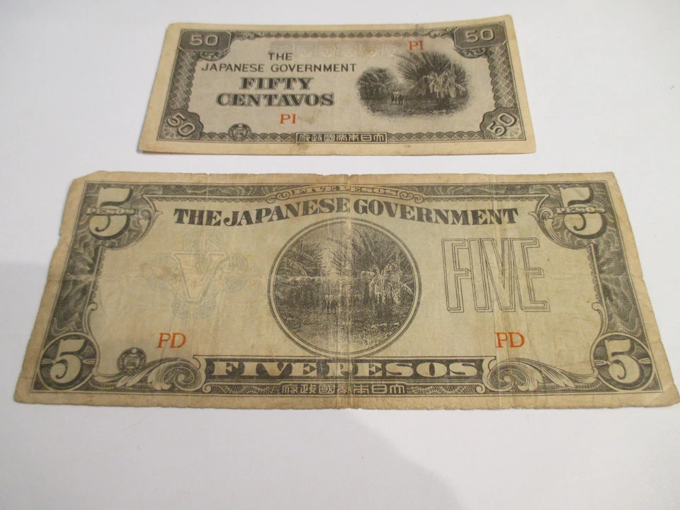 12 monedas de ocupación japonesas diferentes en tiempos de guerra Foto 3 de 4