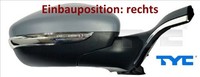 TYC 326-0171 AußEnspiegel Rechts Spiegel AußEn FüR Peugeot
