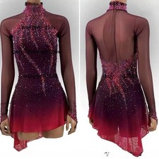 ice figure skating competition dress Gymnastics costume dance Dress dyeing