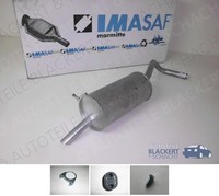 Imasaf ESD Auspuff Endtopf für VW Fox 1.4, EndschalldäMpfer