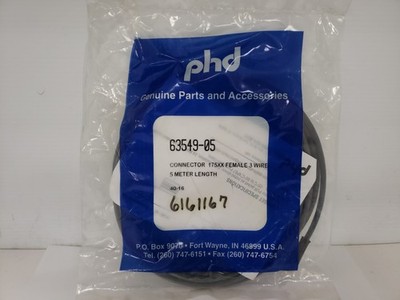 PHD 63549-05 CONNECTOR FEMALE 3 WIRE NIB