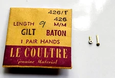Jaeger LeCoultre 426 Watch Hands Gilt Baton Genuine Le Coultre Watch Parts