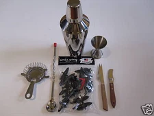 USA SELLER  BARTENDER'S  KIT (20) PIECES  FREE SHIPPING US ONLY