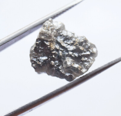 Diamant Brut Gris Naturel 1,98 Carats - 7,43 X 6,88 X 5,64 Mm, Certificat Inclus