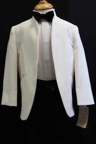CHILDS CREAM NEHRU JACKET - Picture 3 of 4