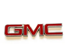 14-19 GMC Sierra Tailgate Letter Logo Emblem Adhesive Nameplate OEM Chrome Red