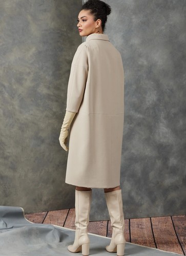 Vogue Advanced SEWING PATTERN V1911 Misses' Coat By Guy Laroche XS-M Or L-XXL - Picture 4 of 6