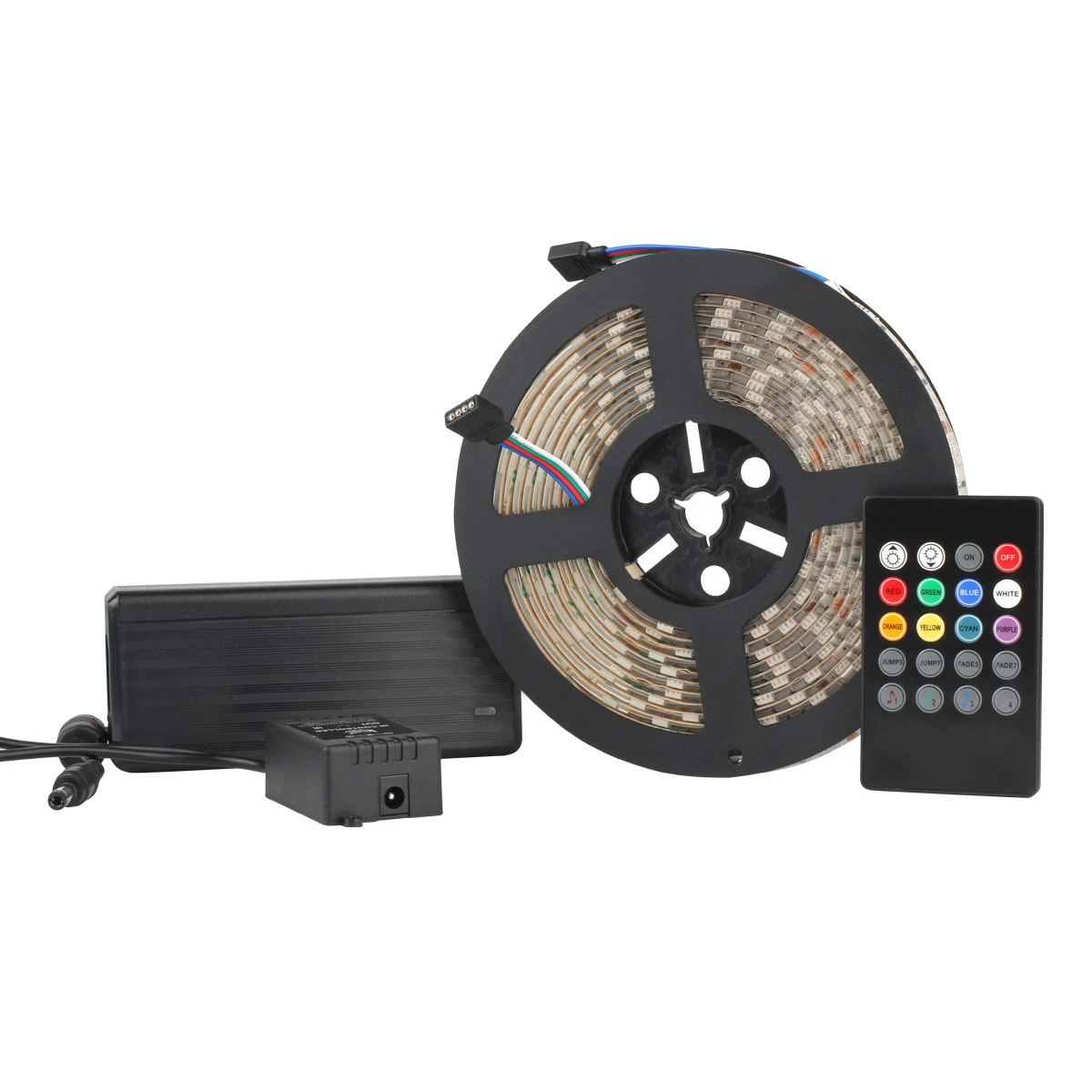 Waterproof 5M RGB LED Strip Light with Remote for Home Garden Party Xmas Decor