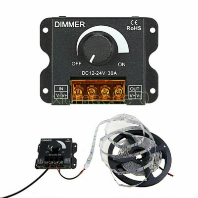 DC 12V/24V 30A Led Switch Dimmer Controller For Led Strip NEW