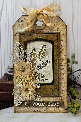 Sizzix Impresslits 3-D Trellis #664188 Retail $13.99 designer Tim Holtz - Picture 5 of 6