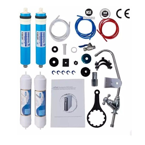 DEPURATORE ACQUA RO PAD OSMOSI INVERSA FLUSSO DIRETTO SOTTO ZOCCOLO ROPAD displ - Afbeelding 5 van 9
