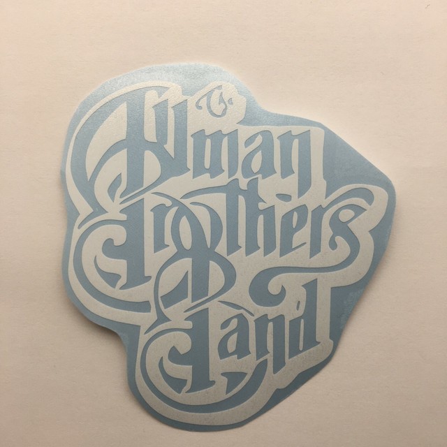 The Allman Brothers Band Die Cut Vinyl Sticker Classic Rock & Roll