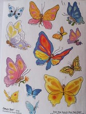 Vintage Suzy  s Zoo Sticker Sheet