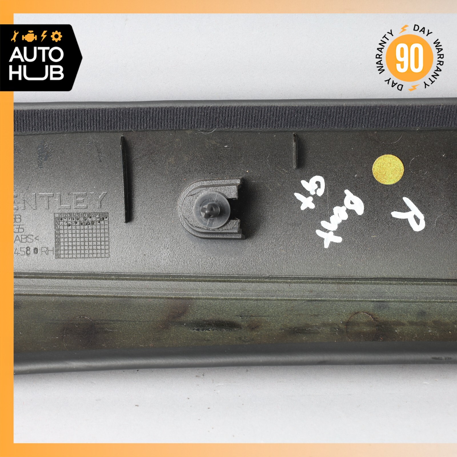 03-10 Bentley Continental GT Front Right Side Interior Trim Panel A Pillar OEM