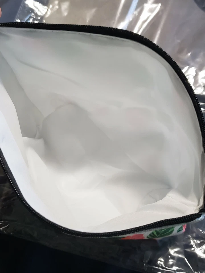 2 Cute Tree Sloth Fashion Beauty Cosmetic Makeup Organizer Bags Women 8.7x5.3x2" - Image 4 of 4