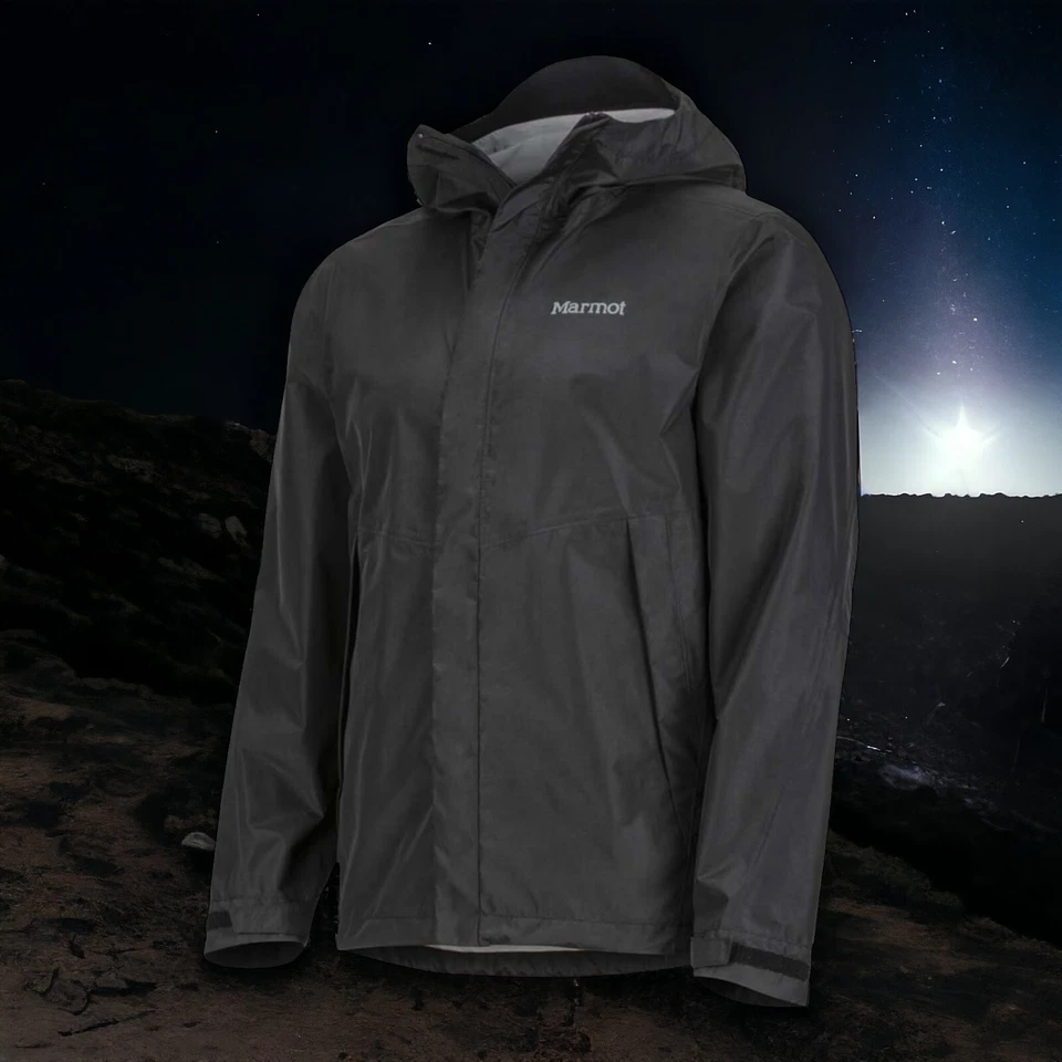 Marmot Mens Phoenix EvoDry Waterproof Jacket Size Medium Black Brand New - Image 2 of 4
