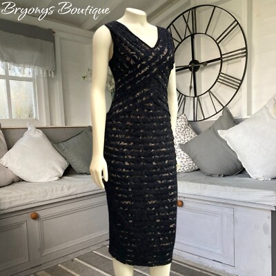 lace long sleeve dress black 1950's Black Lace Long Sleeve Gown – Eveliina Vintage main image 0