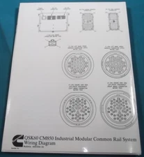 CUMMINS QSK60 CM850 INDUSTRIAL MODULAR COMMON RAIL SYSTEM ENGINE SCHEMATIC