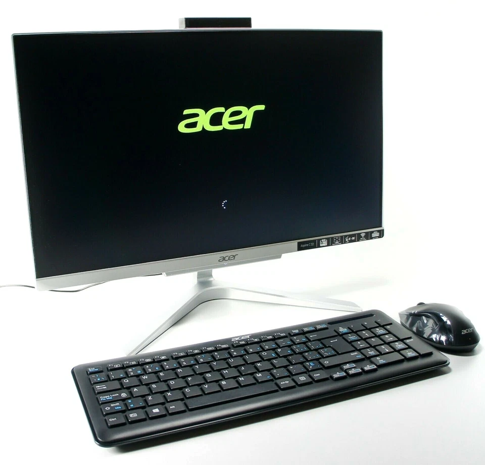 New 21.5'' Acer Aspire C22 All-in-One PC, Intel 2.1GB, 8GB DDR4, HDD 1TB - Image 2 of 4