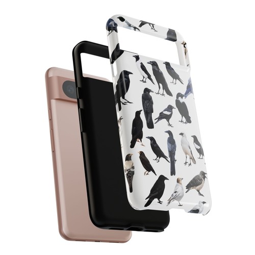 Bird Pattern on White - Phone Case for iPhone, Galaxy, Pixel - 第 141/281 張圖片