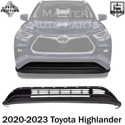 New Front Bumper Lower Cover Primed For 2020-2023 Toyota Highlander | eBay