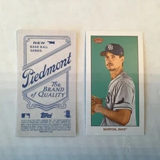 Charlie Morton #2 Rays Piedmont Back 2020 Topps 206 T206 Online Excl Series 1