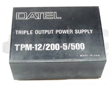 NEW DATEL TPM-12/200-5/500 TRIPLE OUTPUT POWER SUPPLY