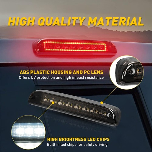 LED 3rd Third Brake Light For 1999-2016 Ford F250 Super Duty F350 F450 F550Cargo - Picture 4 of 12