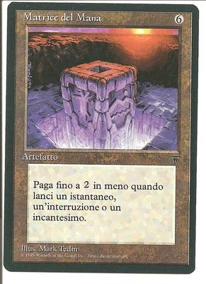 マジック：ザ・ギャザリング MTG  mana matrix Mana Matrix · Masters Edition IV (ME4) #213 · Scryfall Magic