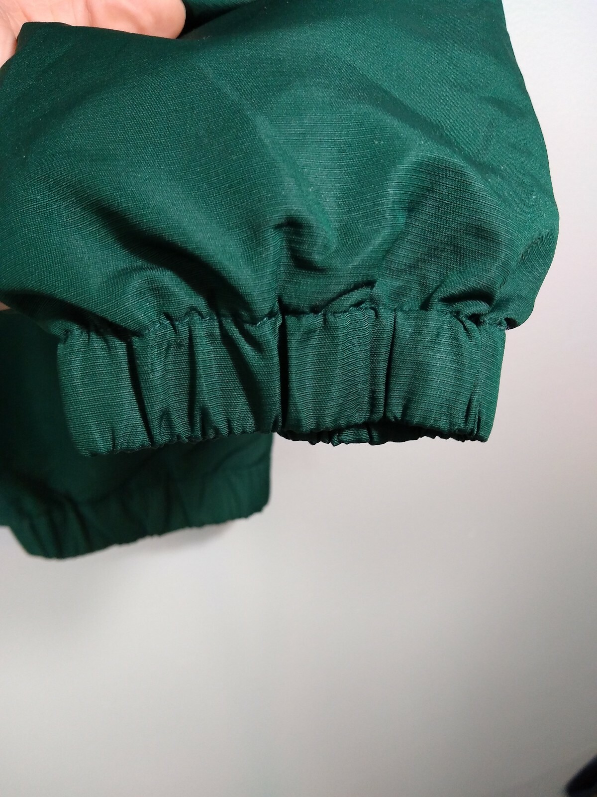 Orvis Green Pull Over 1/4 Zip Front Unisex Jacket Size Large image 4