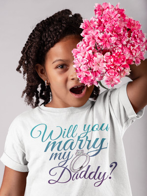 Will you Marry My Daddy? T-Shirt Verlobung Hochzeit Heiratsantrag Unisex
