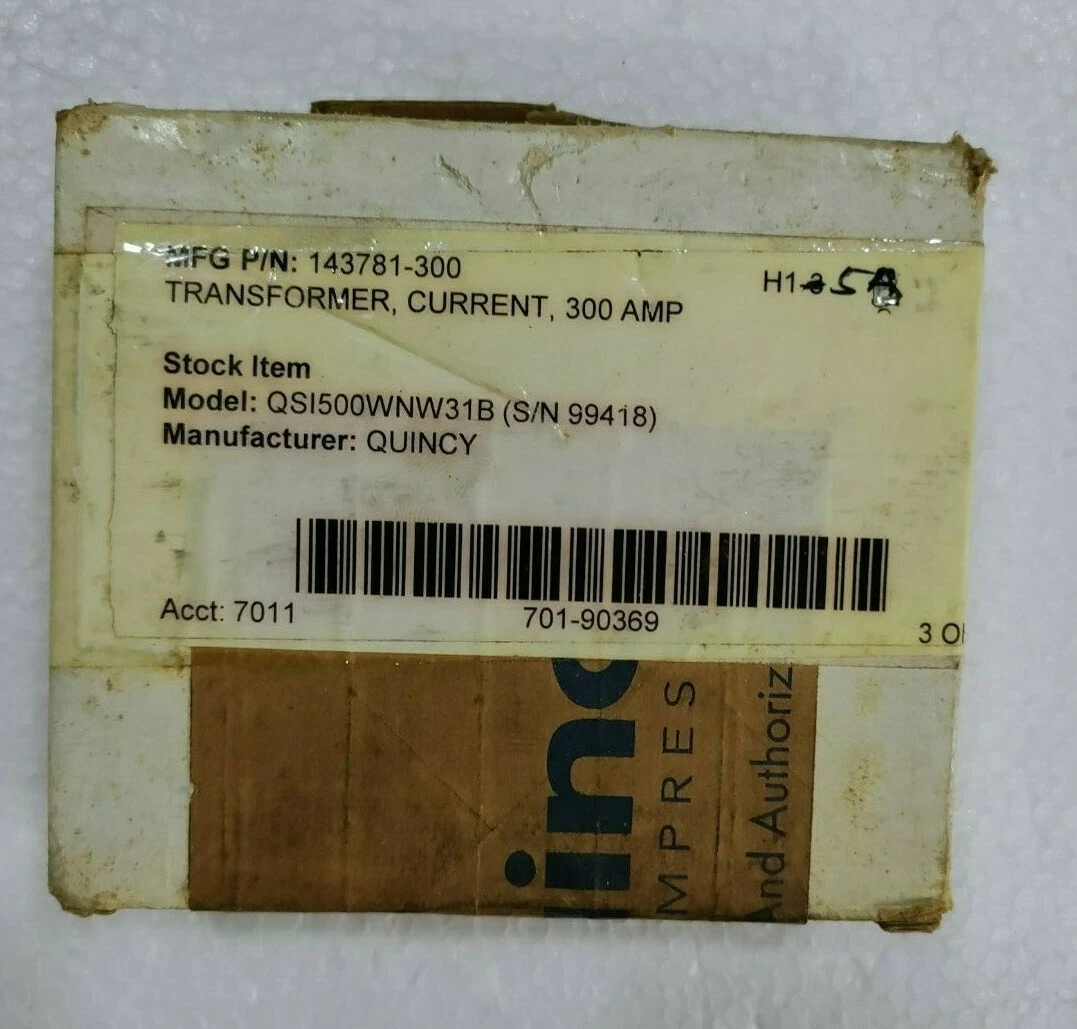 NEW IN BOX* QUINCY Transformer Current 300 AMP, 143781-300 | eBay