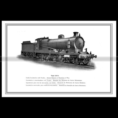 Photo T.000691 STEAM LOCOMOTIVE BRITISH MINISTRY OF MUNITION OF WAR TRAIN - Picture 1 of 1