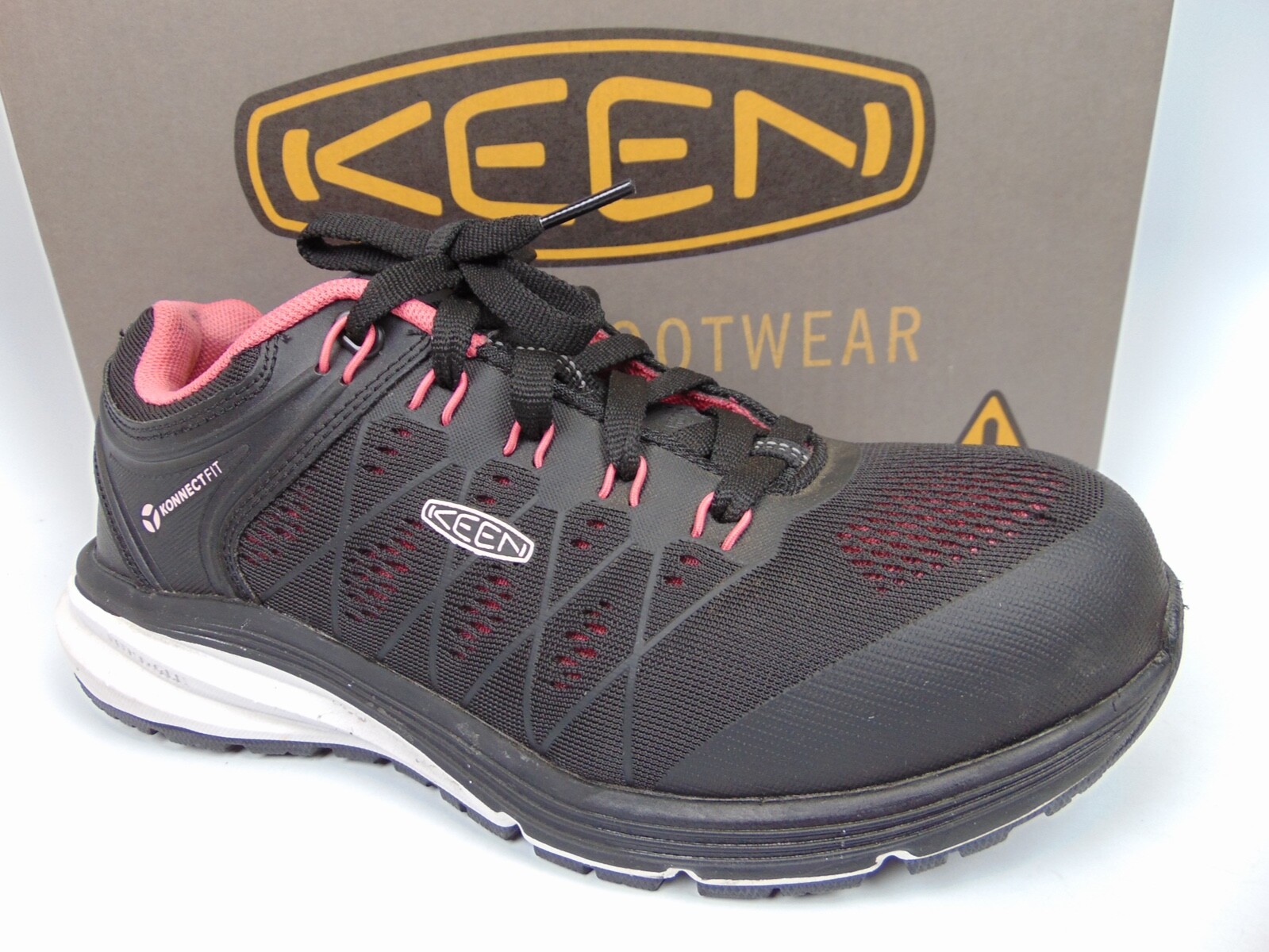 KEEN Vista Energy Sneakers Comfort da Lavoro con Punta di Sicurezza Donna Taglia 7.0 M Nero