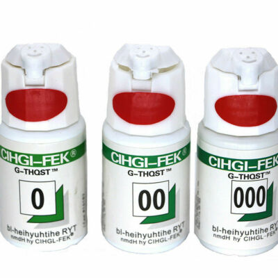 3 Bottle Dental CIHGI-FEK G-THQST Gingival Retraction Cord Packing size 0 00 000